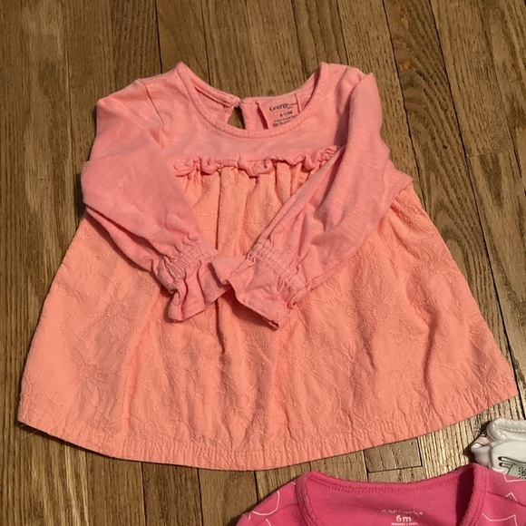 Carter's Kids Clothes - Pink, White, Black 2 sleepers, 4 shirts, 2 pants - Picture 11 of 16
